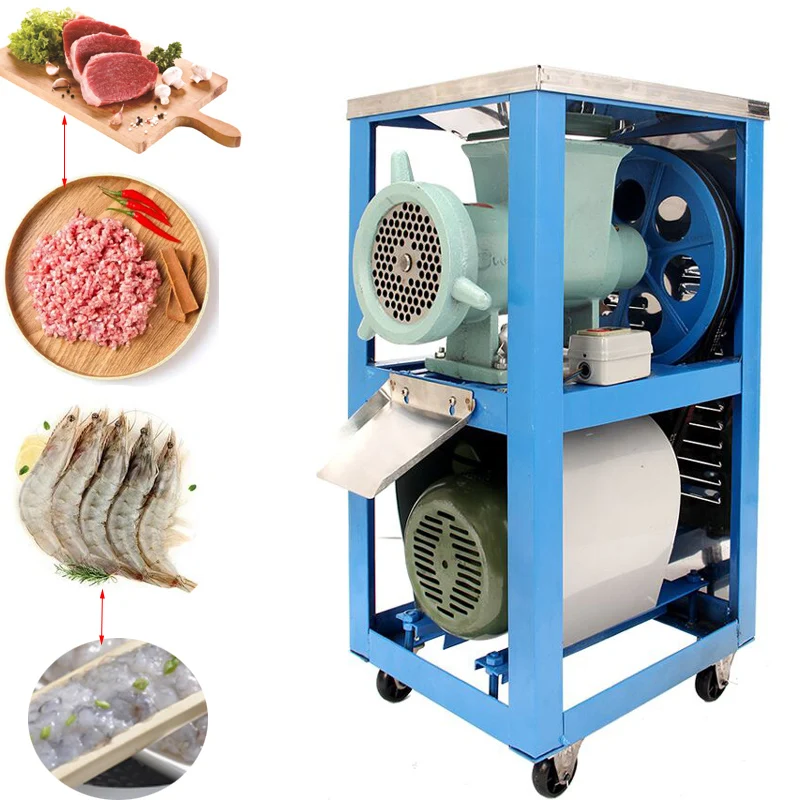 Commercial meat grinder, chicken bone, fish bone grinder, pork and beef mincer 2