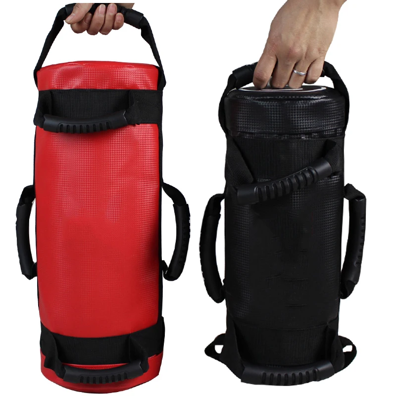 5/10/15/20/25/30KG Unfilled Power punching bag training sandbag Fitness Body Building Gym Sports Crossfit Sand Bag Muscle Training PU Leather Heavy Duty