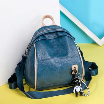 

2019 new embroidered line doll shell fashion casual multi-function shoulder bag