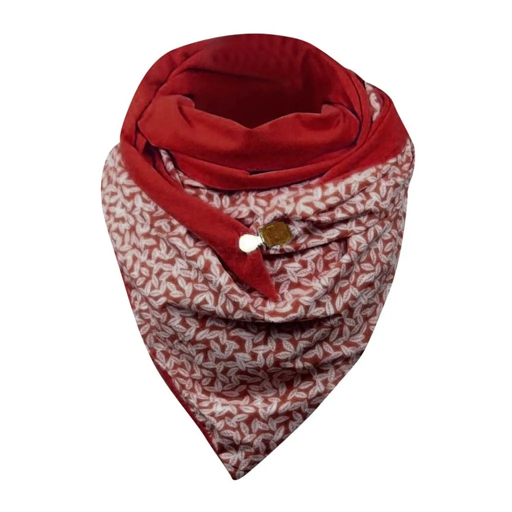 

Women Winter Warm Scarf Fashion Printing Scarfs popular Retro Female MultiPurpose Shawl Wrap Scarves Neckerchief q5