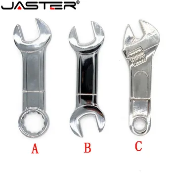 

JASTER Metal tool pendrive Mini Spanner Wrench USB Flash Drive Memory Card Pen drive USB Creative 4GB 16GB 32GB 64GB usb stick