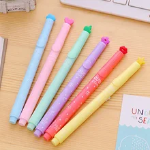 6 цветов Kawaii высокое перо разноцветные маркеры с марками для детей подарок милые Канцтовары офисный школьный поставки Highlither