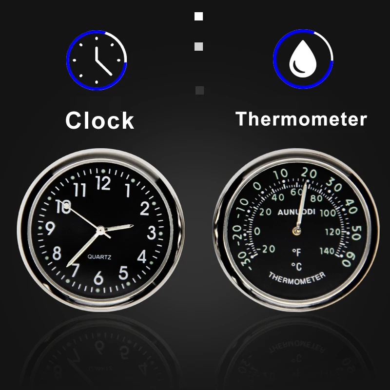 Автомобильный орнамент, креативные светящиеся часы, термометр, модный Автомобильный интерьер, цифровой указатель, часы, украшения, аксессуары