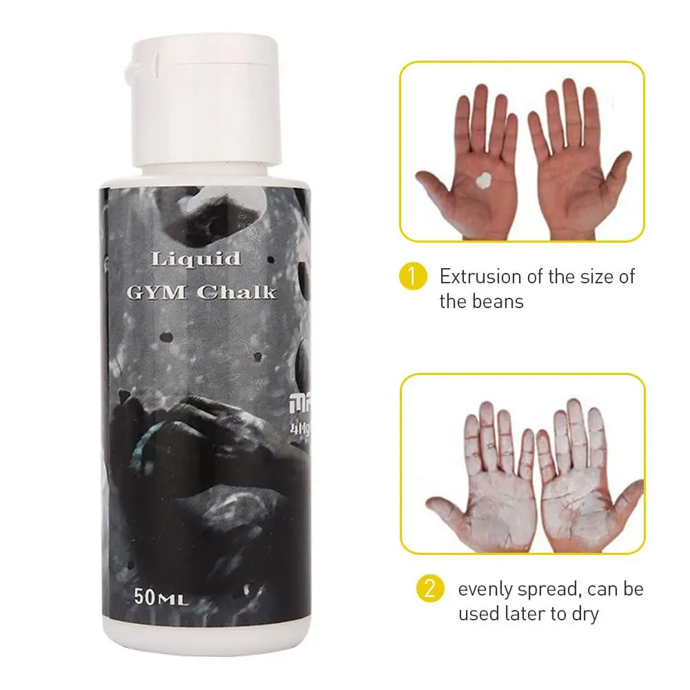 

50ml Anti-skid Powder Cream Gym Climbing Anti-slip Chalk Magnesium Fitness Accessory For Badminton Tennis Squash Sports