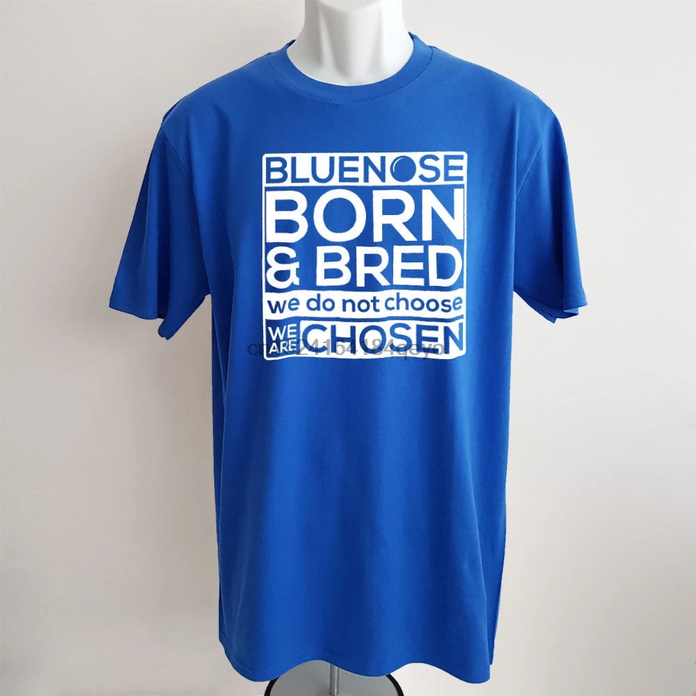 Глазго футболка Рейнджерс Bluenose Born Bred Мужские футбольные с надписью Одежда в