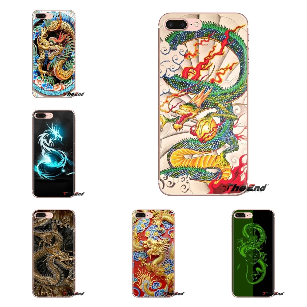 Soft Transparent Cases Covers Chinese Dragon For Xiaomi Redmi 4A S2 Note 3 3S 4 4X 5 Plus 6 7 6A Pro Pocophone F1 |