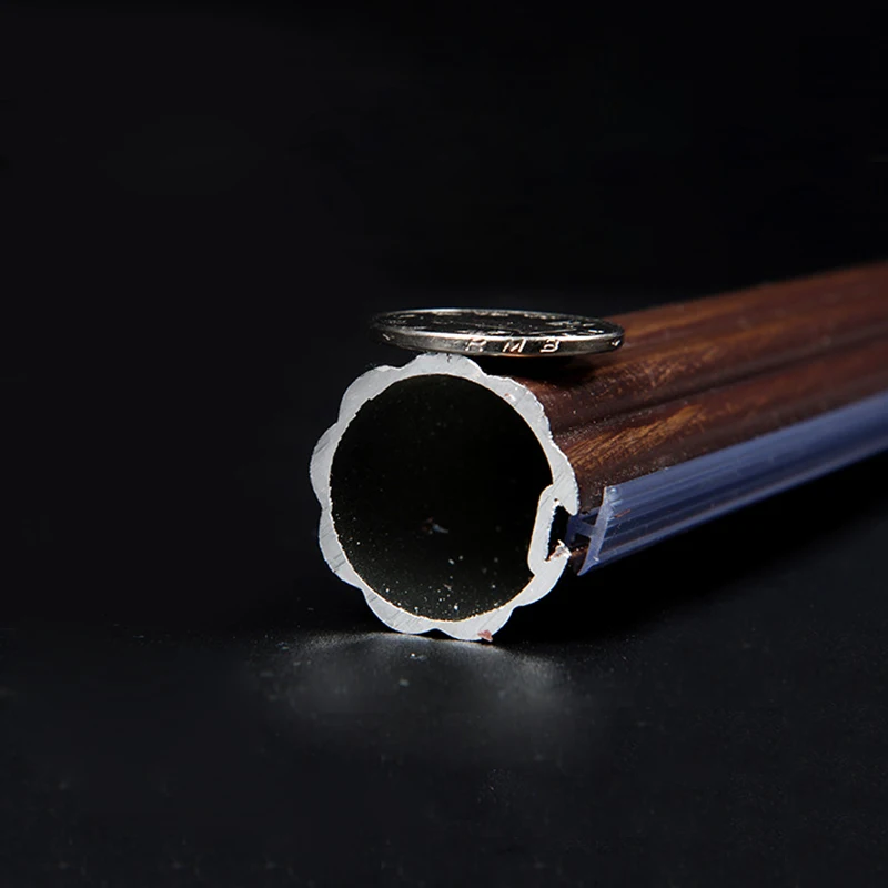 Thicken Aluminum Alloy Curtain Pole European Retro Durable Single Double Curtain Rods Track Accessories Home Decor