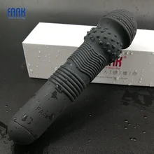 FAAK Silikon Magie AV Zauberstab Körper Massager Sex Spielzeug Weibliche Masturbator 7 geschwindigkeit Leistungsstarke klitoris Vibratoren für Frauen Mann Sex produkte
