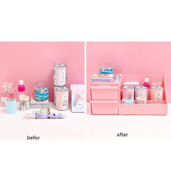 

Multi Function DIY School Desk Pen Pencils Drawer Case Storage Box Table Simple Pencil Shelf Holder Office Stationery Supplies