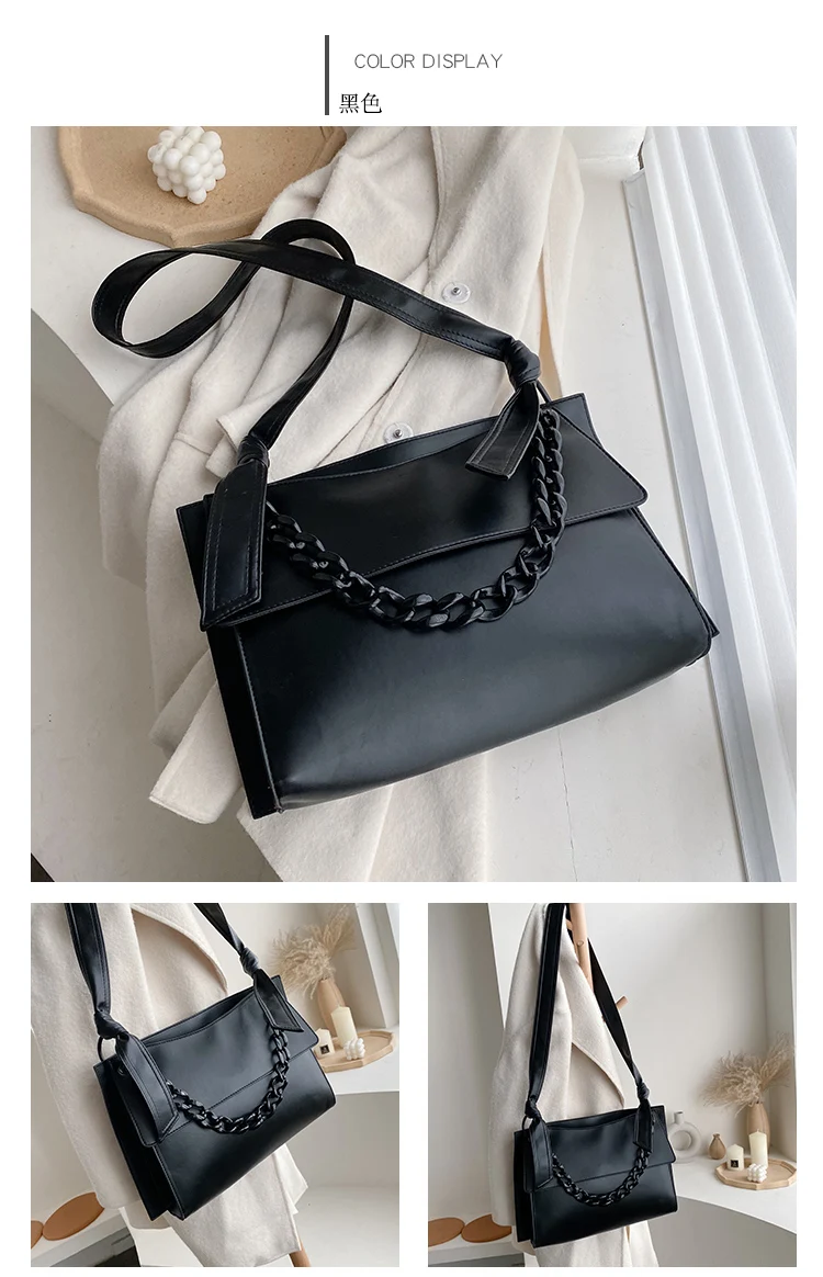 Европейская мода большая сумка на цепочке новая качественная женская дизайнерская сумка из искусственной кожи вместительная сумка через плечо