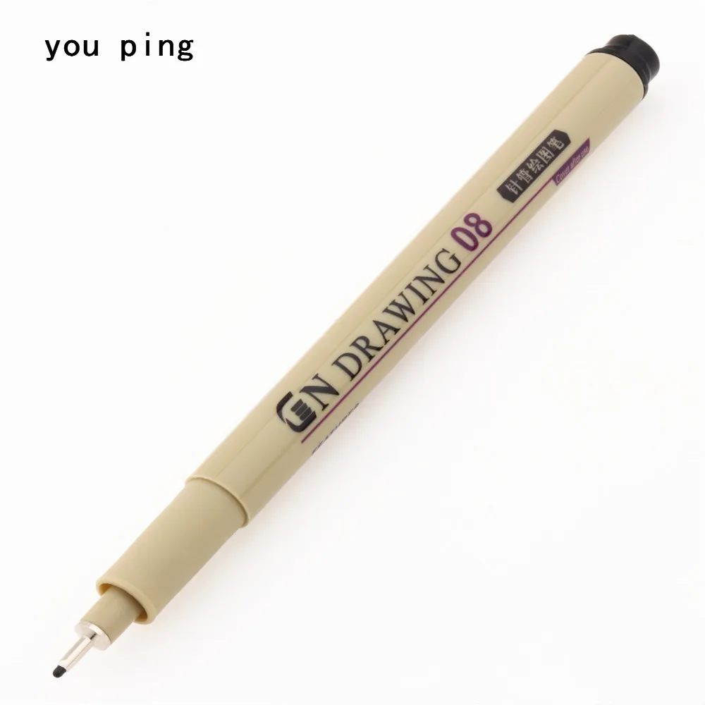 Waterproof Micron Needle Nib Fine Lines Sketch Marker Pen Calligraphy Brush Drawing Manga 8 Models Art Supplies marker pens,pen marker,markers pen,marker pen,art marker pens,art markers,manga markers,sketching markers,manga marker pen,calligraphy brush pens