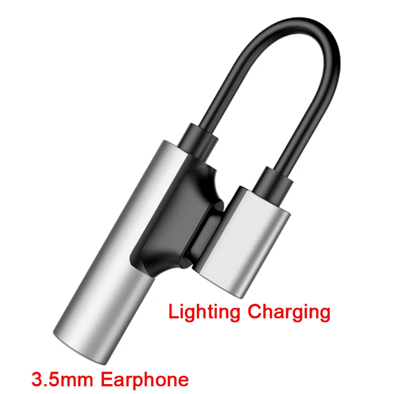 10 шт./компл. аудио адаптер Lightning/HDMI 3,5 мм зарядки вызова для Iphone 6, 8, 7 плюс XS MAX XR наушников разветвитель AUX разъем - Цвет: 5