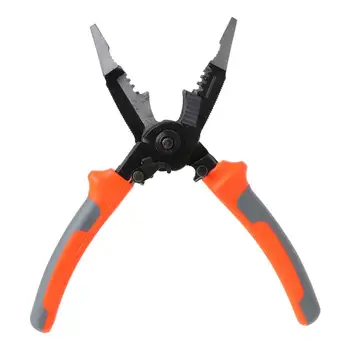 

6 In 1 Multifunctional Wire Stripper Plier 8inch 210mm Cable Crimping Cutter Electrician Cutting Hand Tools