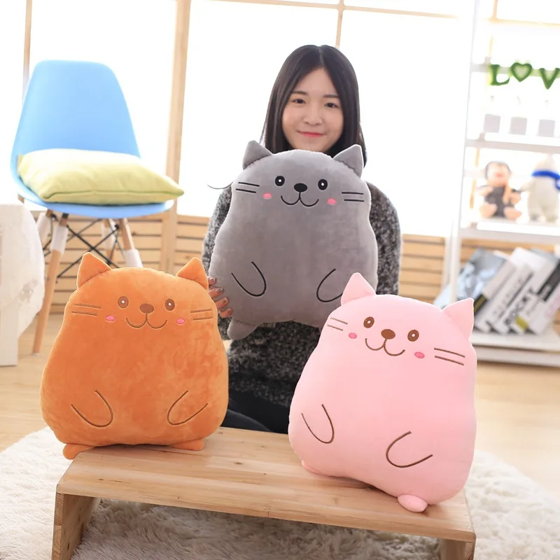 Стиль Милый Печенье кошка станция-подушка Meow