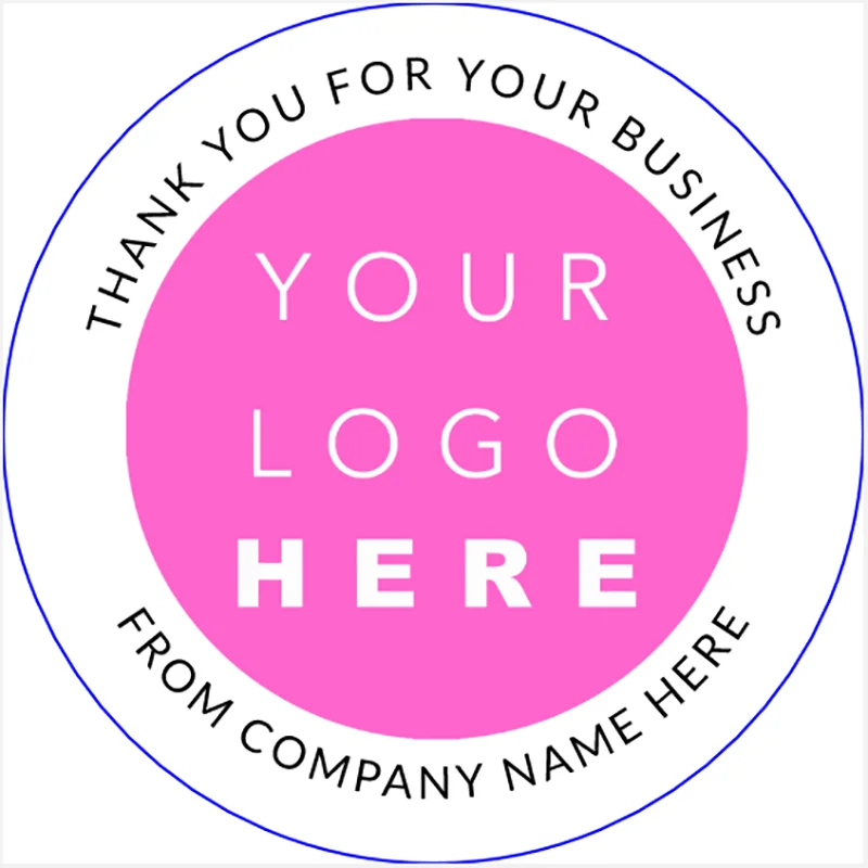 

100pcs Personalized Custom Wedding Sticker/Transparent Logo Sticker Label Your LOGO/Holographic/Kraft paper
