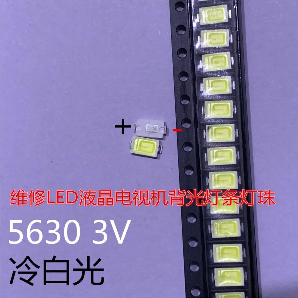 200 шт. SAMSUNG 5630 6030 ТВ 5730 светодиодный Подсветка 0,5 Вт 5630 3V холодный белый ЖК-дисплей Подсветка светодиодный 2D