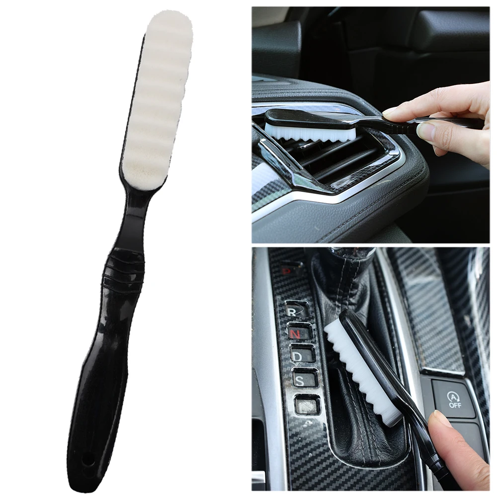 Car Interior Detailing Brush Auto Dashboard Panel Leather Roof Duster Ultrasoft Cleaning