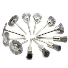 Напрямую от производителя, распродажа, металлическая щетка для удаления ржавчины, форма d mini Pencil карандаш, проволочная щетка, Т-образная щетка, плоская полировка