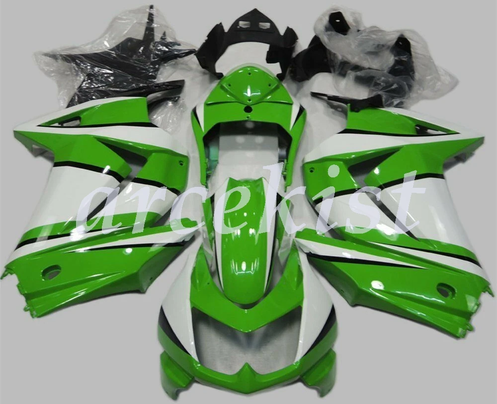 

Injection Mold Motorcycle New ABS Fairings kit Fit For kawasaki Ninja 250R EX250 2008-2014 08 09 10 11 12 13 14 Green white
