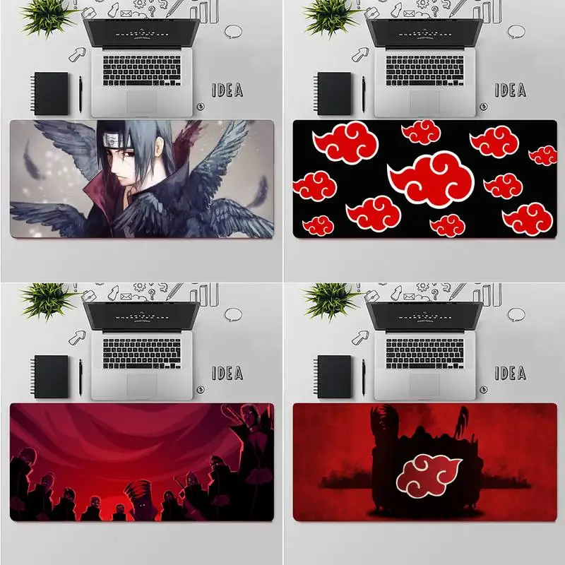 Zororong аниме Akatsuki Cloud Icon Itachi коврик для мыши Настольный ноутбука компьютера IPAD |