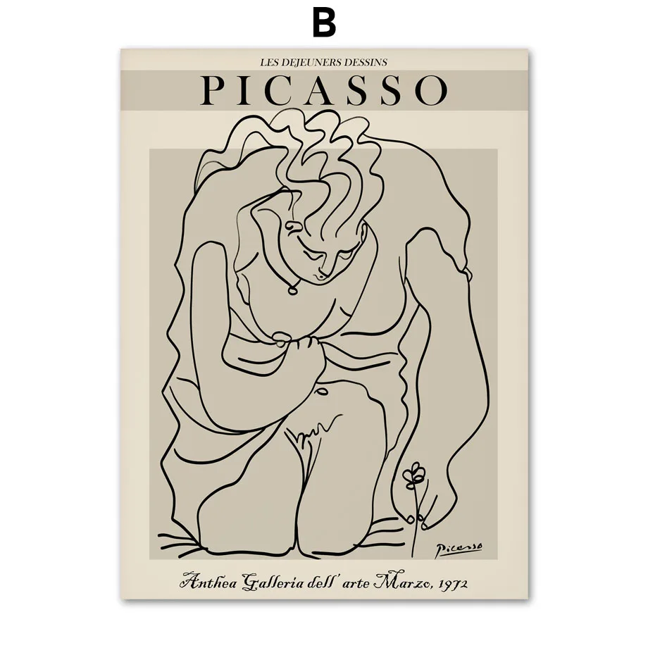 Wall-Art-Canvas-Painting-Picasso-Matisse-Abstract-Girl-Flower-Nordic-Posters-And-Prints-Wall-Pictures-For (4)