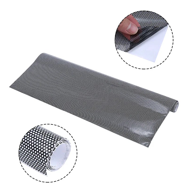 

1pc 50x106cm Perforated Film Headlight Tint Car Window Mesh Like Fly Eye Tinting Sticker Auto UV Protection Styling Lamp Decal