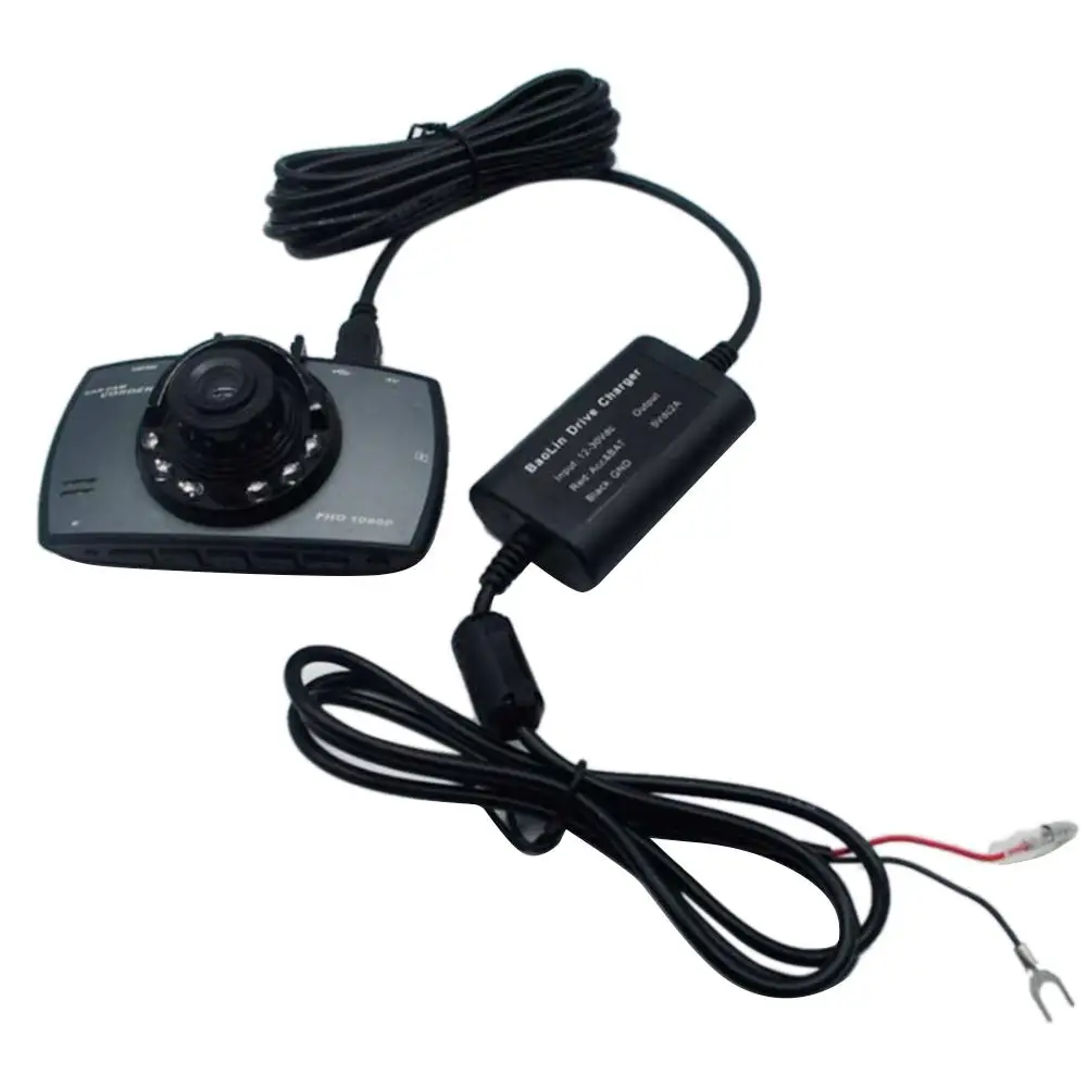 12 В/24 В до 5 пост Dash Cam вождения Регистраторы низкая Напряжение защиты АКК взять