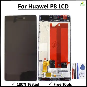 

100% Tested 5.2 Inch P8 LCD Display Touch Screen Digitizer Assembly For Huawei P8 GRA_L09 GRA_UL00 GRA-L09 GRA-UL00 LCDs