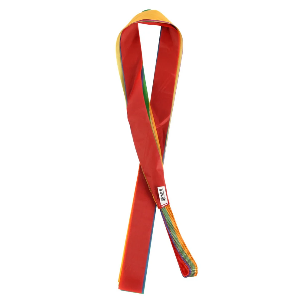 Sport Dance Rainbow Ribbon Kids Gym Rhythmic Gymnastics Art Gymnastic Exercises Cheerleading Fitness gymnastics ribbon