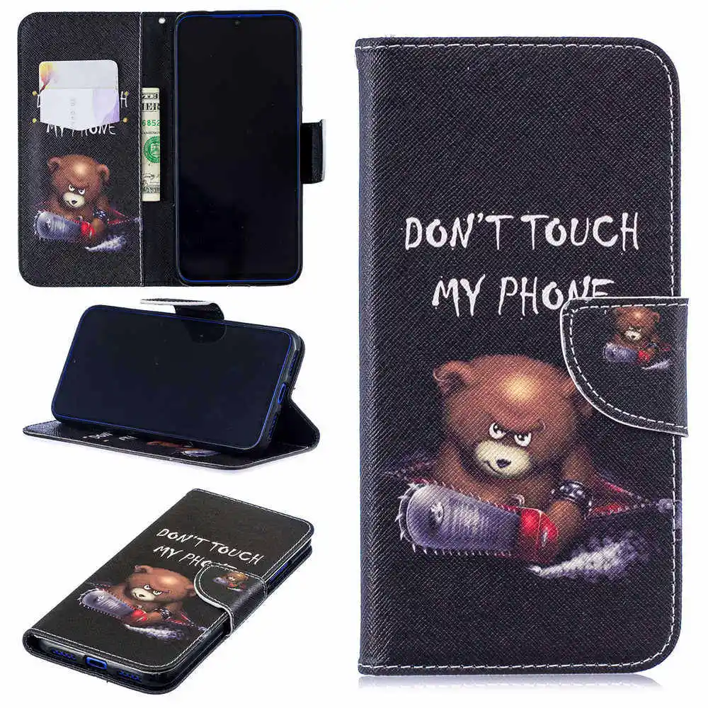 Кожаный чехол-кошелек для телефона s для Xiaomi Redmi Note 7, 8 Pro, 7A, 8A, чехол с откидной крышкой, милый чехол для телефона, чехол для Xiaomi Redmi Note 7 Pro - Цвет: 9