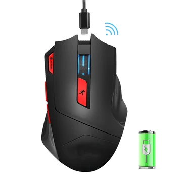 

T88 Wireless Gaming Mouse 7-Key Ergonomic Design Support Macro Programming 7 Color Illumination Rechargeable up to 4800dpi