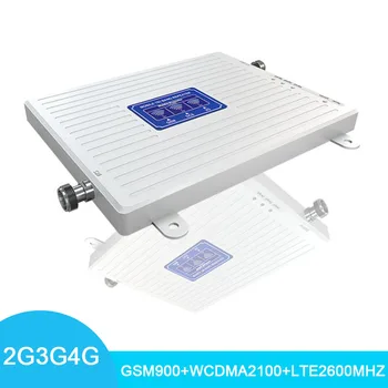 

LCD display 4G Cellular Signal Amplifier Tri band- GSM900/WCDMA2100/LTE2600mhz signal Repeater 70dB Cell phone signal booster