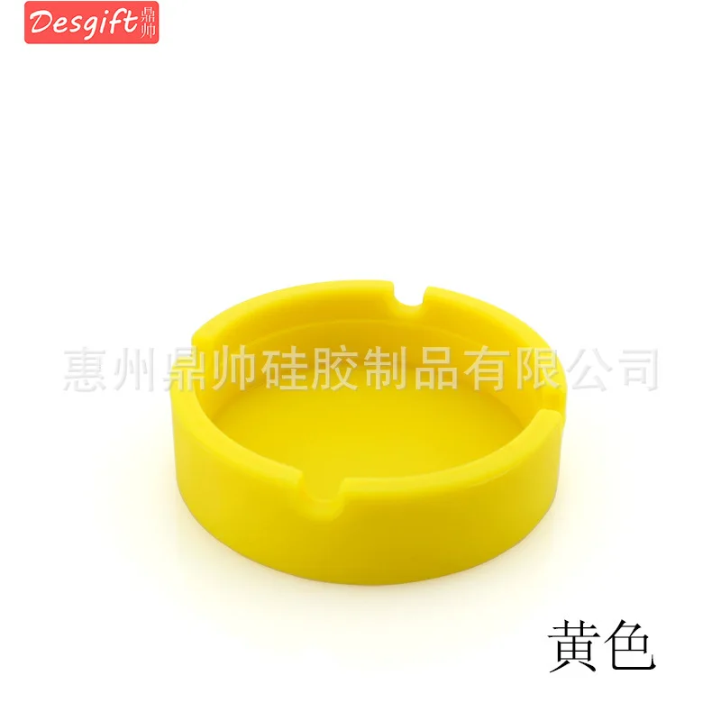 Модная квадратная термостойкая мягкая пепельница из силикагеля, домашний офисный пепельный лоток, рекламный пепельный лоток