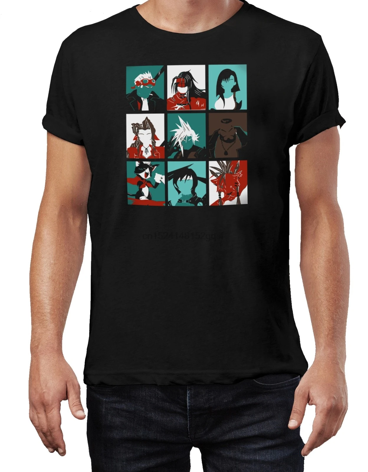 

Final Fantasy 7 T-Shirt - Unisex Pop Culture Comedy T-ShirtL