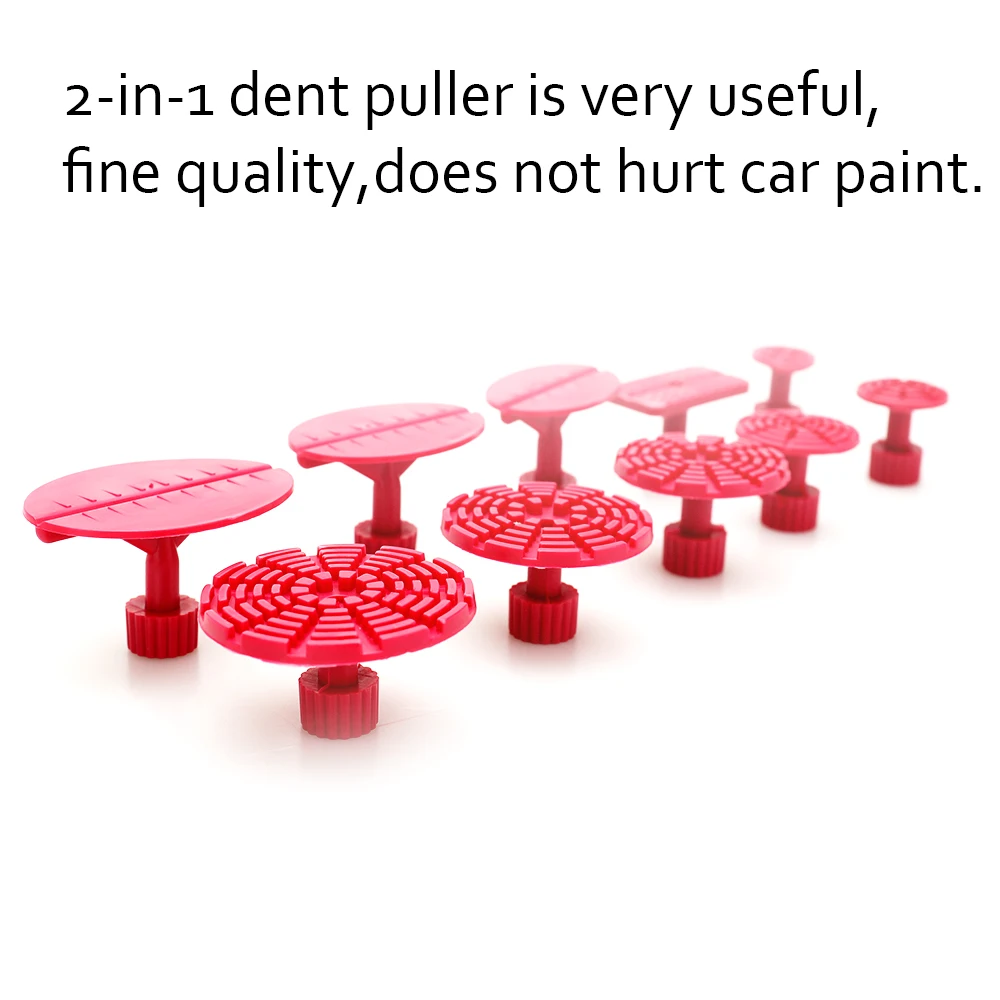 29pcs 2-in-1 car tool kit Two Ways Puller Slide Hammer Tabs Suction Cup Hand Cars Paintless Dent Repair Tools Kit Suit of Auto