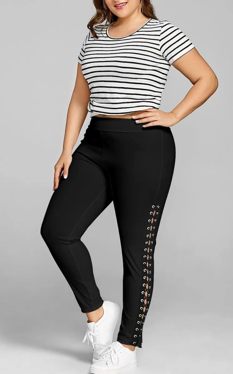 Leggings Side Rope Leggings Pant 