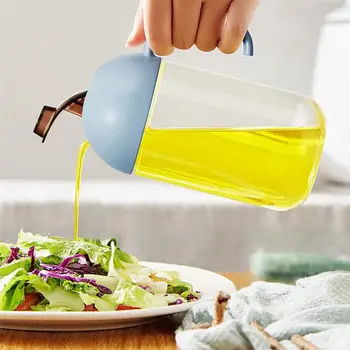 

1PC Oil Storage Bottle Leakage-Proof Vinegar Bottle Kitchen Supplies Automatic Opening And Closing Oil And Vinegar Bottles