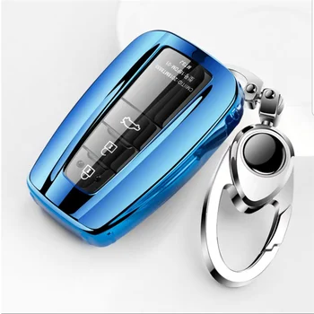 

High quality New Soft TPU car key case Full cover For Toyota Prius Camry Corolla C-HR CHR RAV4 Prado 2018 Accessories keychain