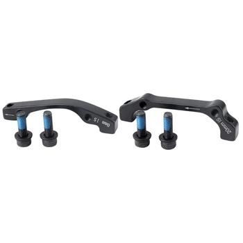 

2 Set Disc Brake Caliper Mount Adapter Is/Post for Shimano Hayes Mtb, 1 Set Front 180Mm Rear 160Mm & 1 Set Front 160Mm Rear 140M