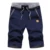 Мужские Шорты Hot 2021 Summer Casual Cotton Fashion Style Boardshort Bermuda Мужской Шнурок Эластичный Пояс Бриджи Пляжные Шорты