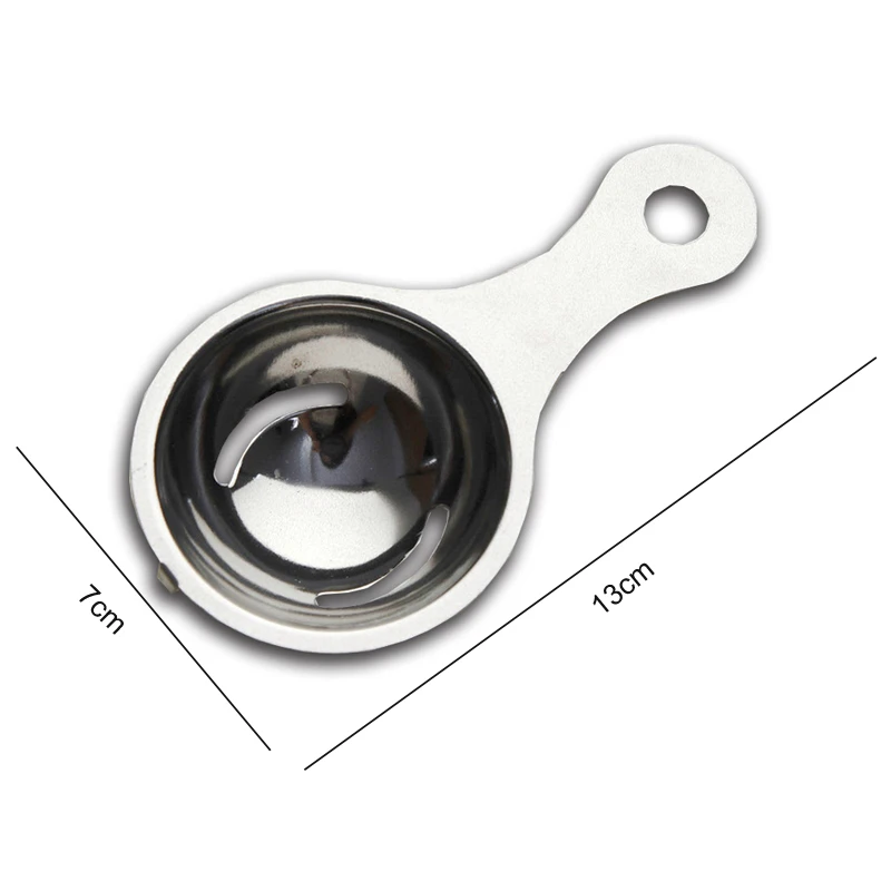 Egg Tools Spoon Egg Yolk White Separator Egg Divider Kitchen Tools Stainless Steel Egg Separator Tool 1 Pc