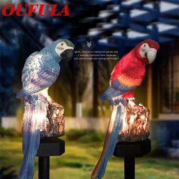 

AOSONG Solar Lawn Lamp Parrot Outdoor Waterproof Garden Courtyard Garden Decoration Landscape Lamp