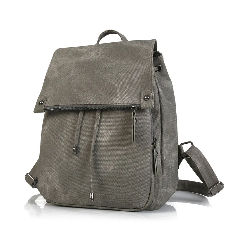 New Women waterproof nylon backpack Fashion Solid color Bag female Multi-pocket Travel College style student schoolbag | Багаж и сумки