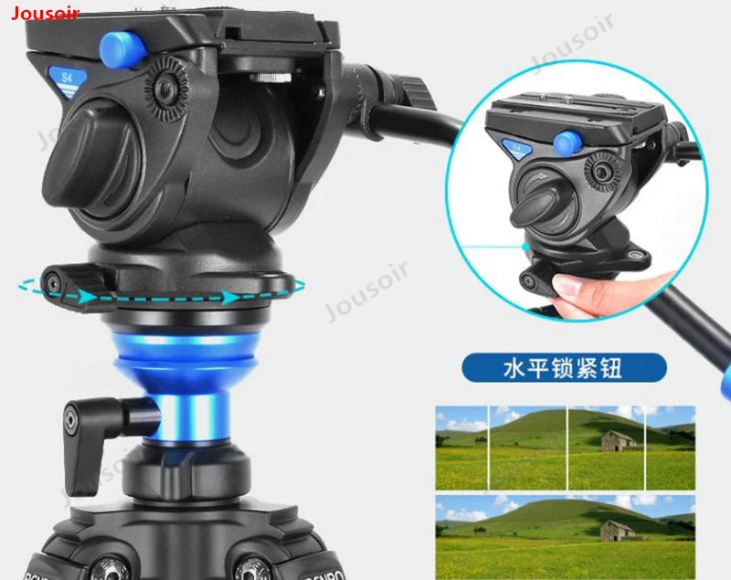 A2573FS4 Pro Алюминиевый штатив видео штативы с S4 шаровой головкой интегральный уровень 3 раздел+ сумка для переноски комплект CD50 T03