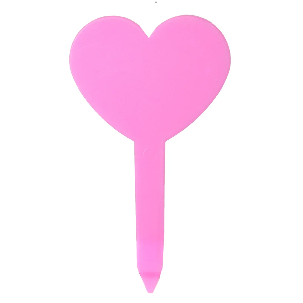 2 Type of Garden Planting Tag Ring Hook Tree Markers Sign Heart Shape 10 Colors Plastic Waterproof Re-Usable Hanging Label Stake 