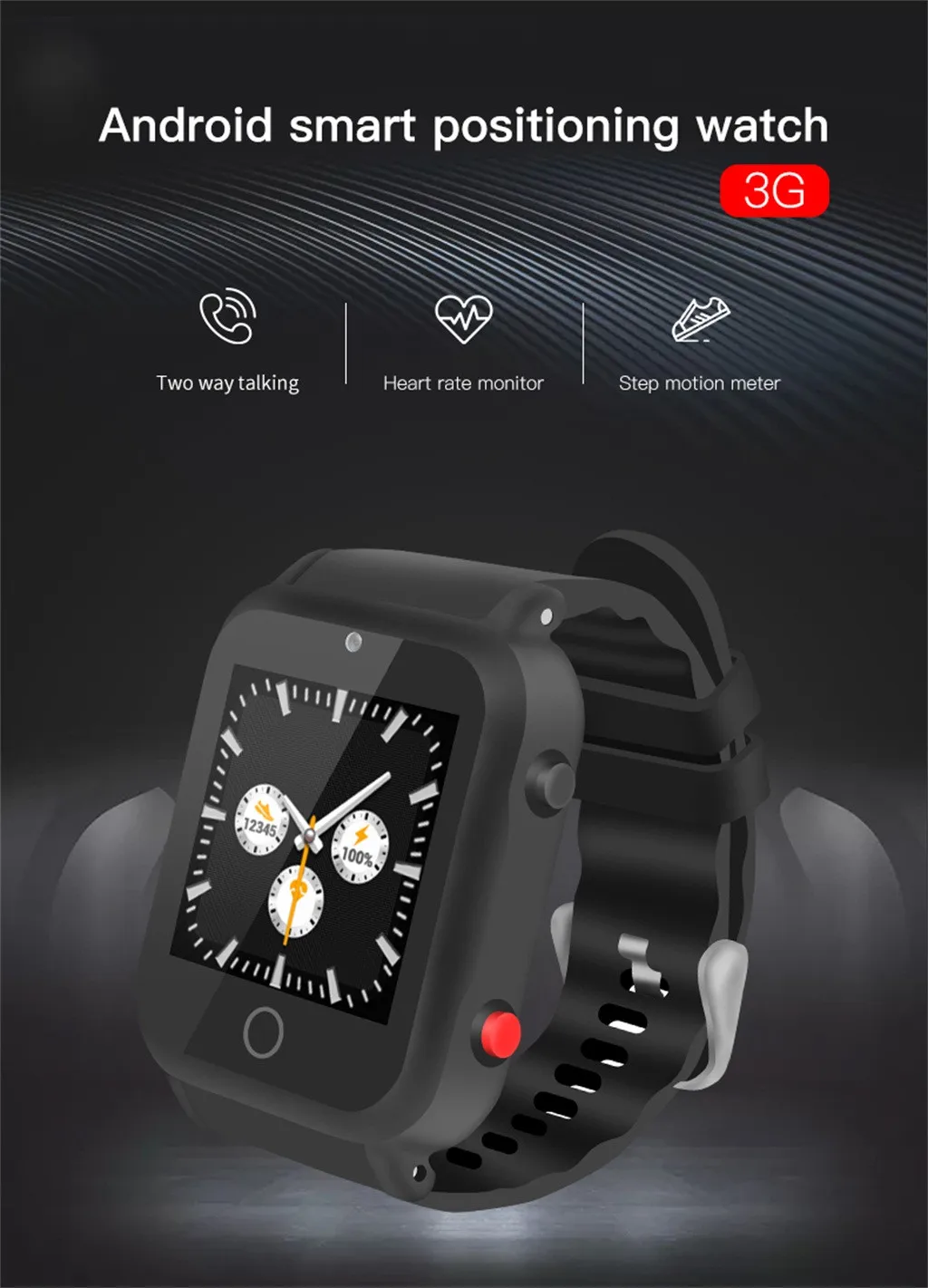  WiFi GSM 1G + 16G Quad Core Für Android 5.1 Smart Uhr Mit 50 MP Kamera GPS Navigation Verwenden 154