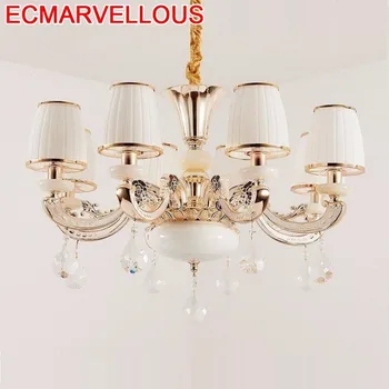 

Pendente Para Sala De Jantar Lustre Decor Nordic Hang Vintage Crystal Deco Maison Loft Lampen Modern Hanging Lamp Pendant Light