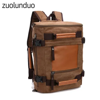 

Literature And Art Retro Casual Korean-style Large Capacity Canvas Backpack Men's Backpack Multi-functional Travel Casual Backpa