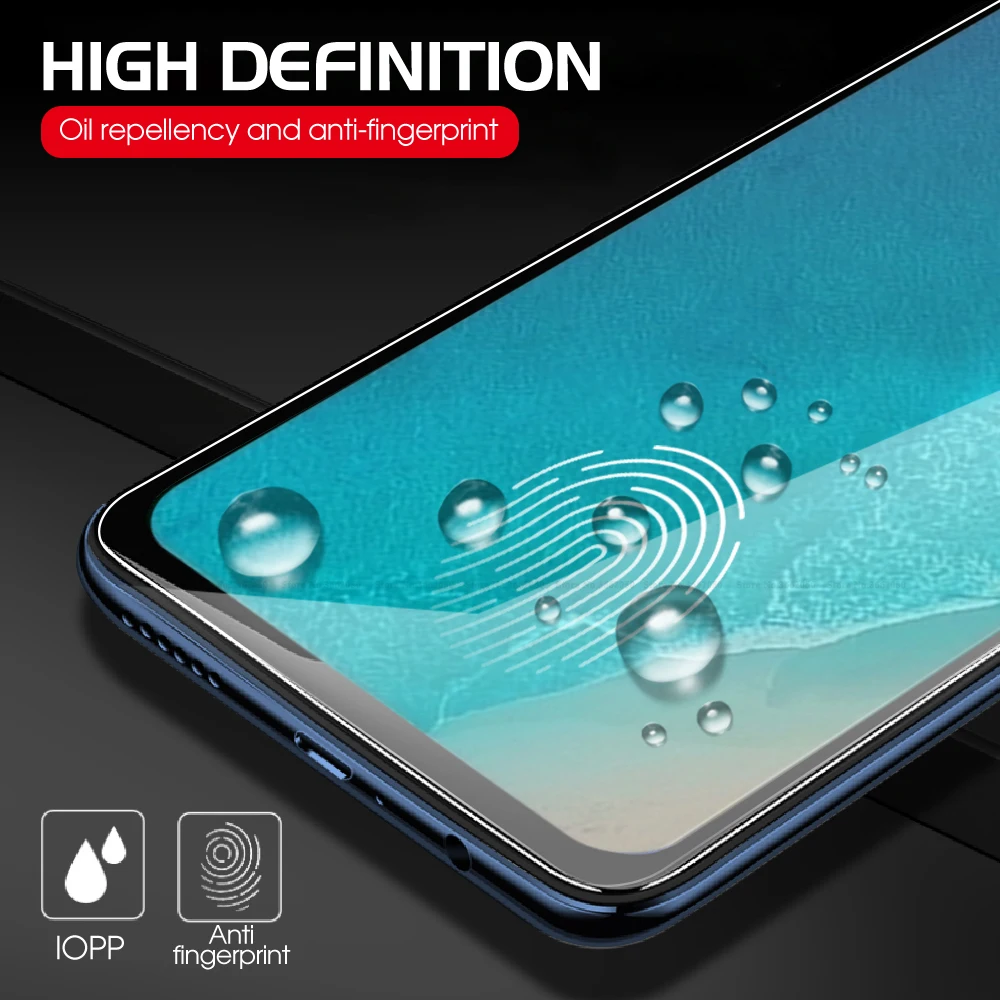 Полное клеевое защитное закаленное стекло для Vivo V15 Pro V11i V3 Max V3 V15 V9 X27 X23 X21 X20 X9S X9 Plus полное покрытие