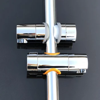 

Shower Rail Head Slider Holder Base Adjustable Bracket Clamp for Bathroom SNO88